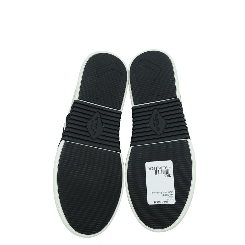 Valentino Bicolor VLTN Logo With Band Low Top Sneaker 39.5