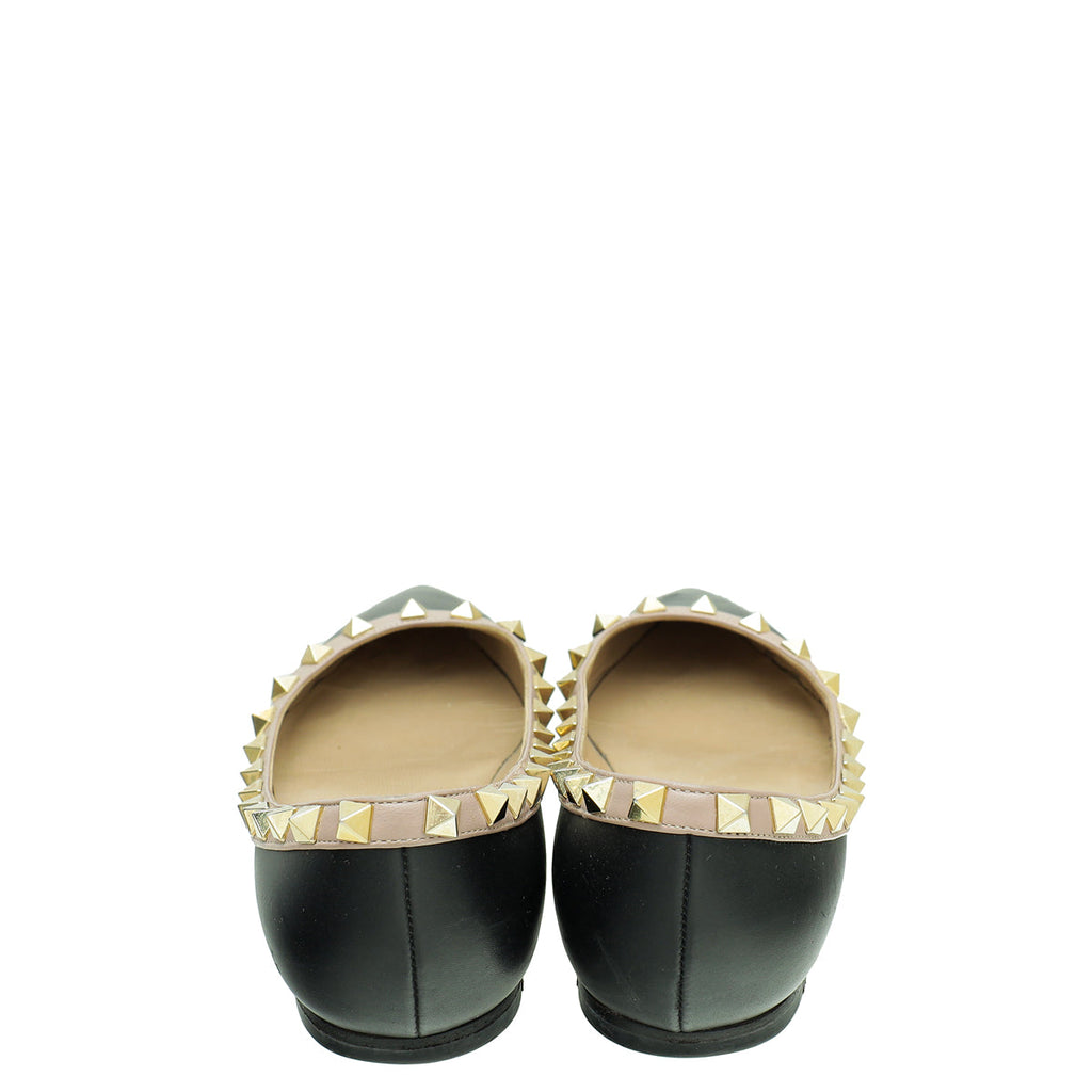 Valentino Rockstud Ballerina Flats
