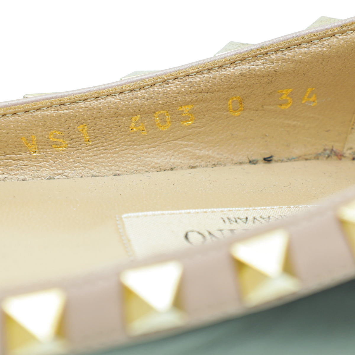 Valentino Rockstud Ballerina Flats