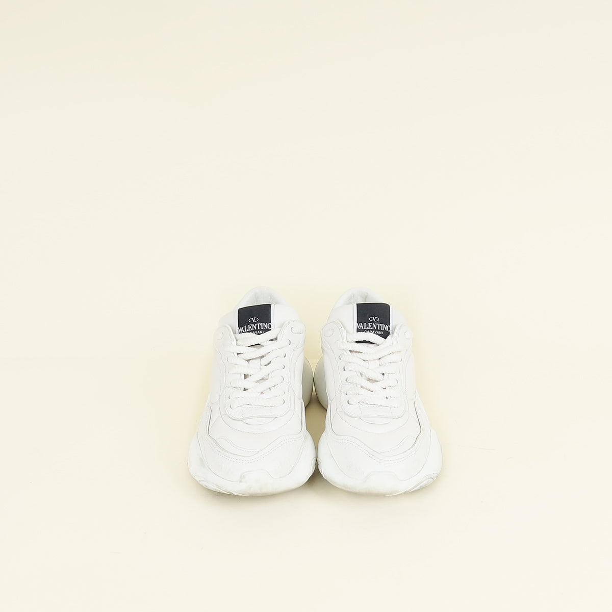 Valentino White Bubbleback Sneakers 35.5