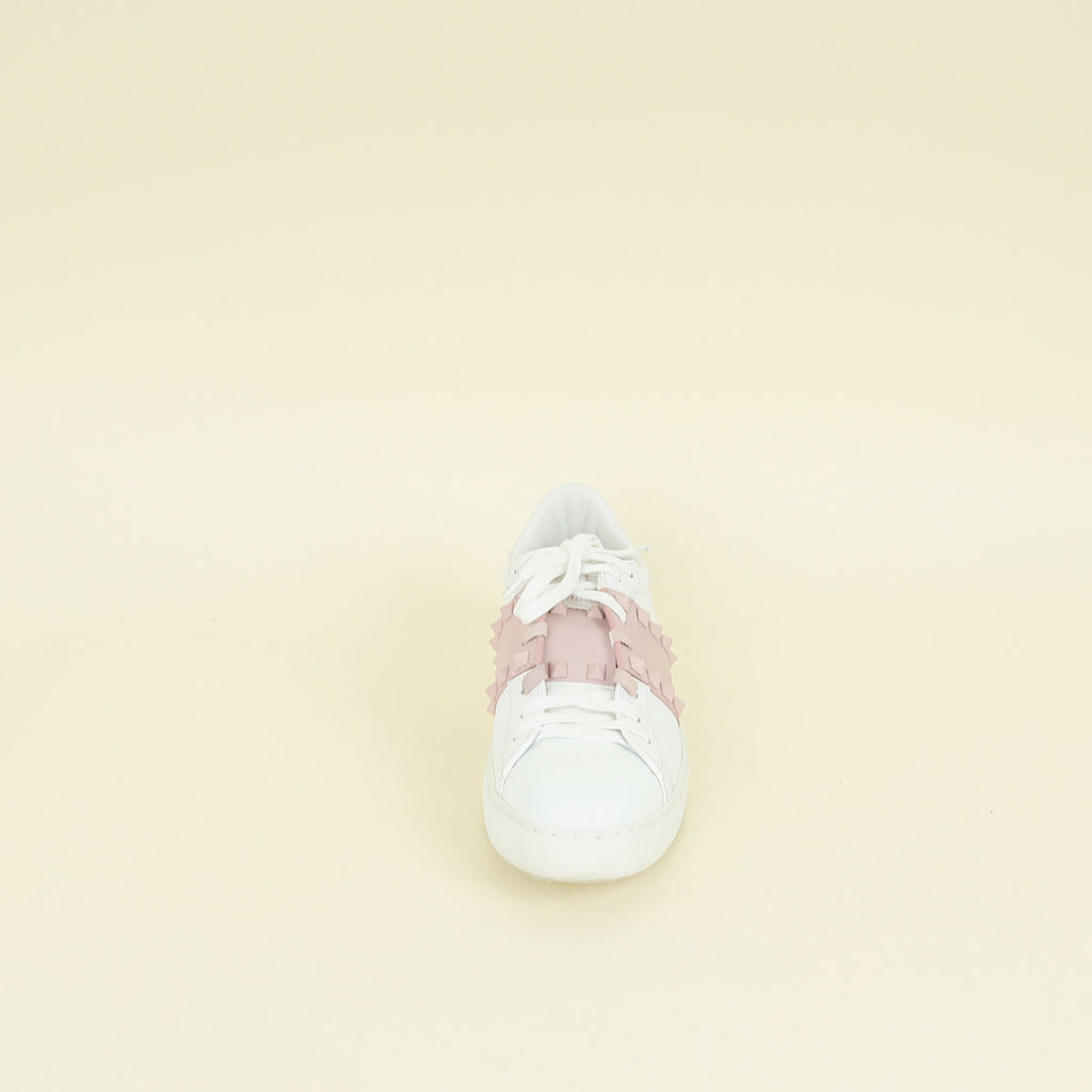 Valentino Bicolor Open Rockstud Sneaker 36.5