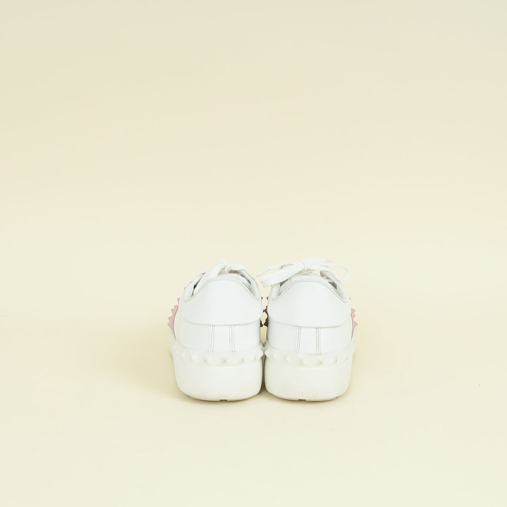 Valentino Bicolor Open Rockstud Sneaker 36.5