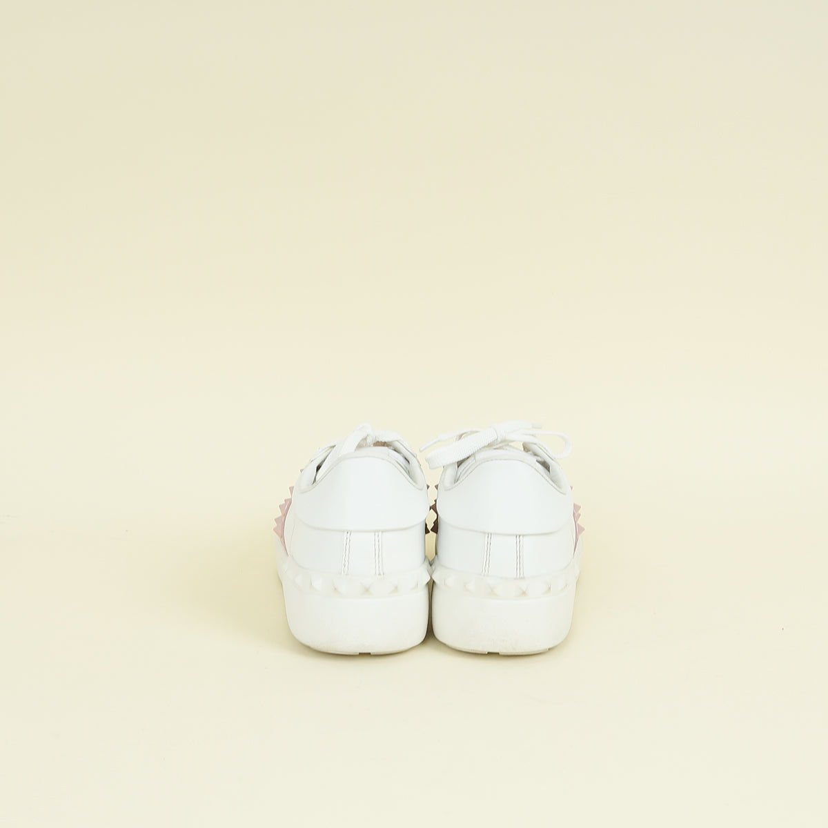 Valentino Bicolor Open Rockstud Sneaker 36.5