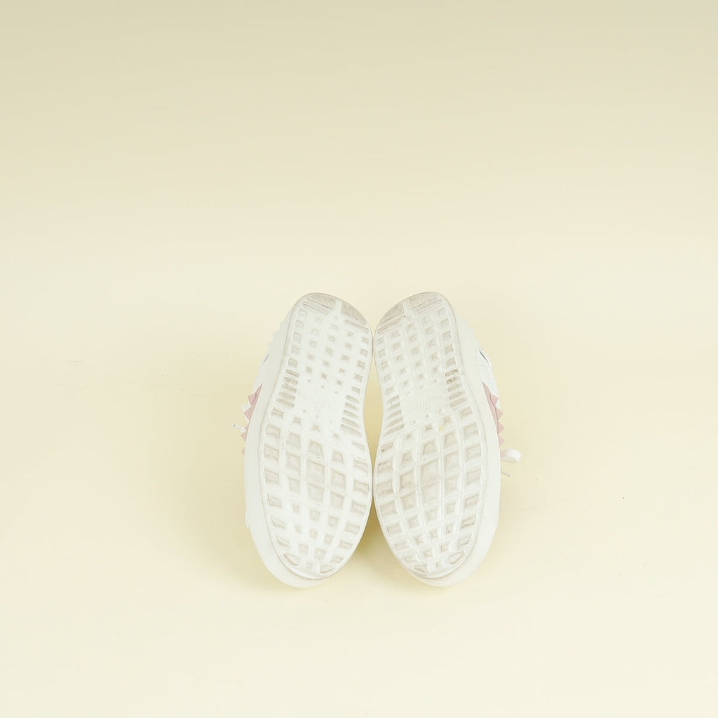 Valentino Bicolor Open Rockstud Sneaker 36.5
