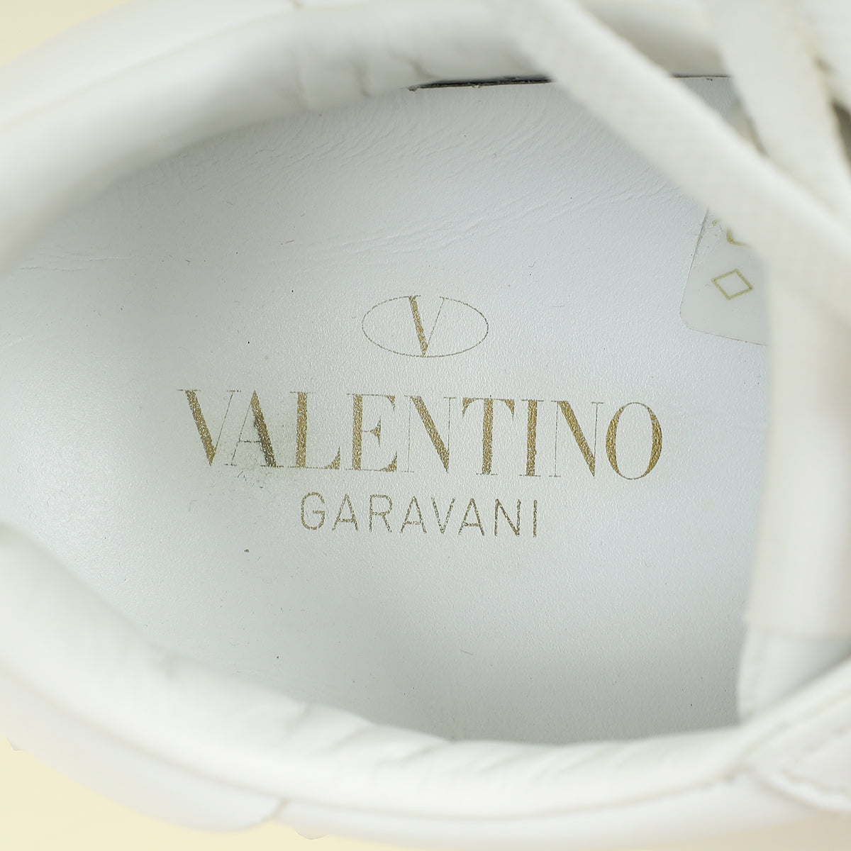 Valentino Bicolor Open Rockstud Sneaker 36.5