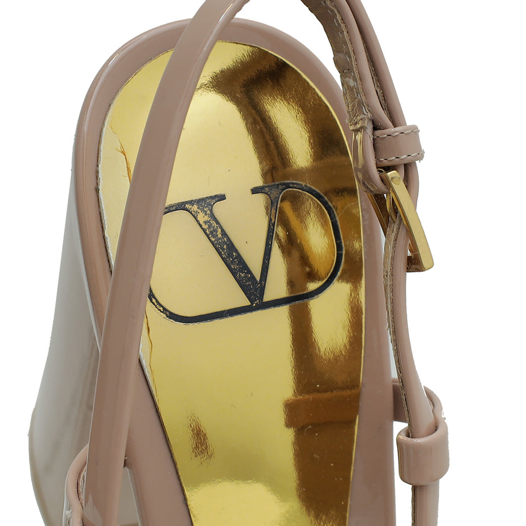 Valentino Poudre One Stud Slingback Pump 36