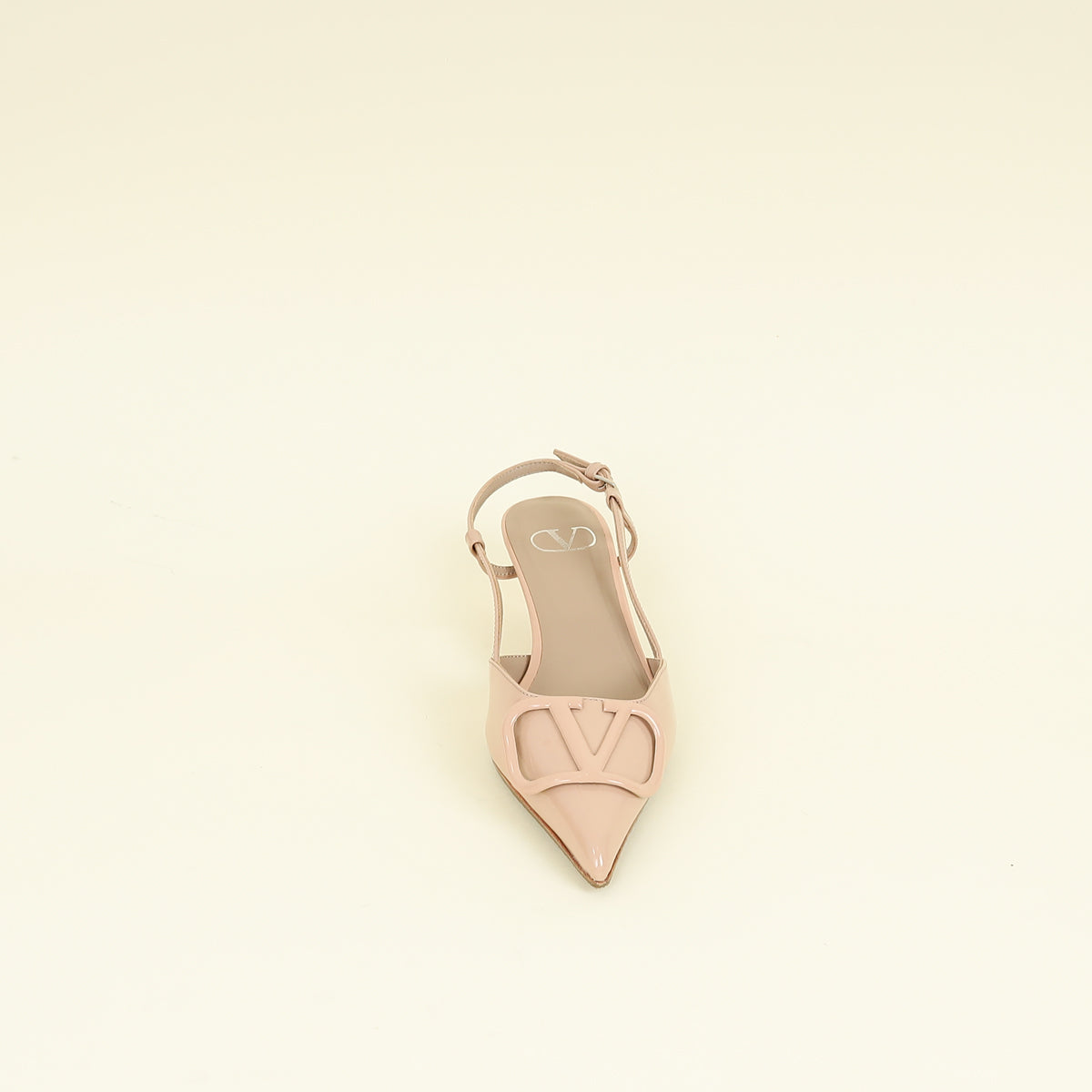 Valentino Nude VLogo Signature 40mm Pumps 36