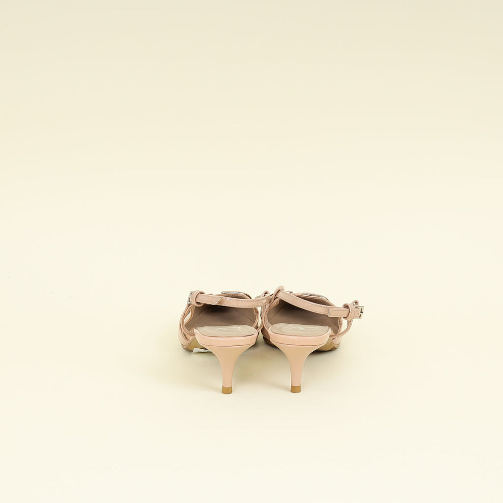 Valentino Nude VLogo Signature 40mm Pumps 36