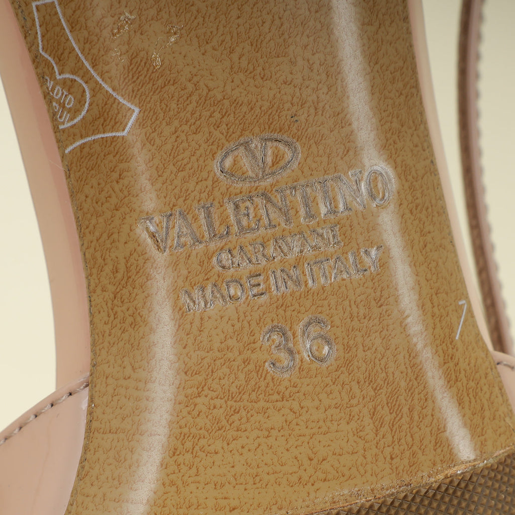Valentino Nude VLogo Signature 40mm Pumps 36