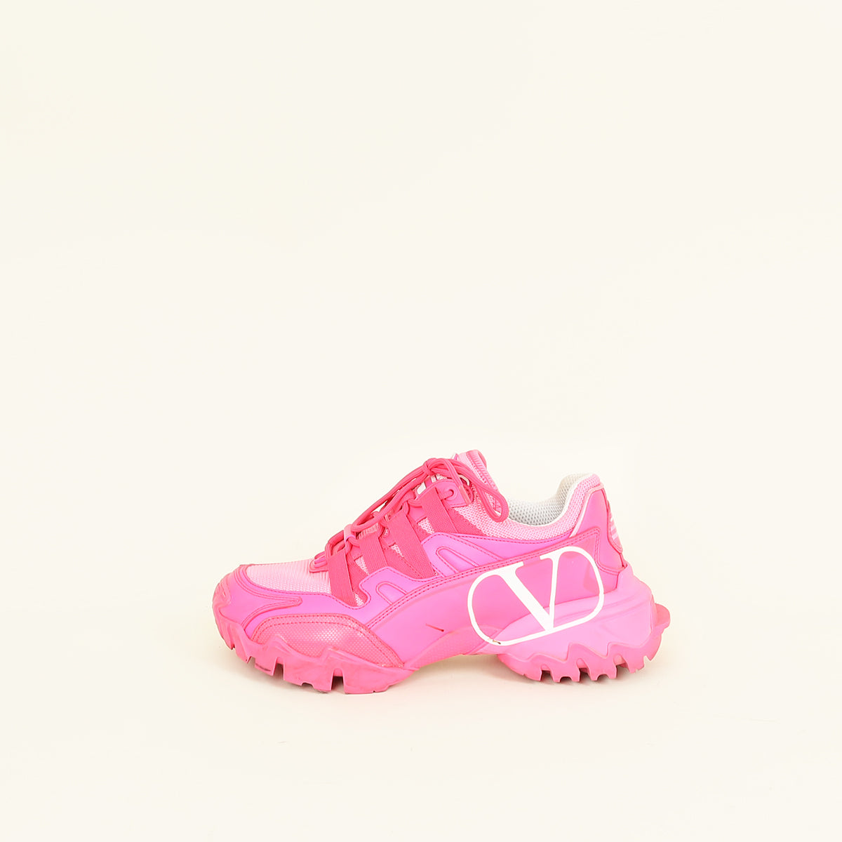 Valentino Fuchsia VLogo Climbers Sneakers 36