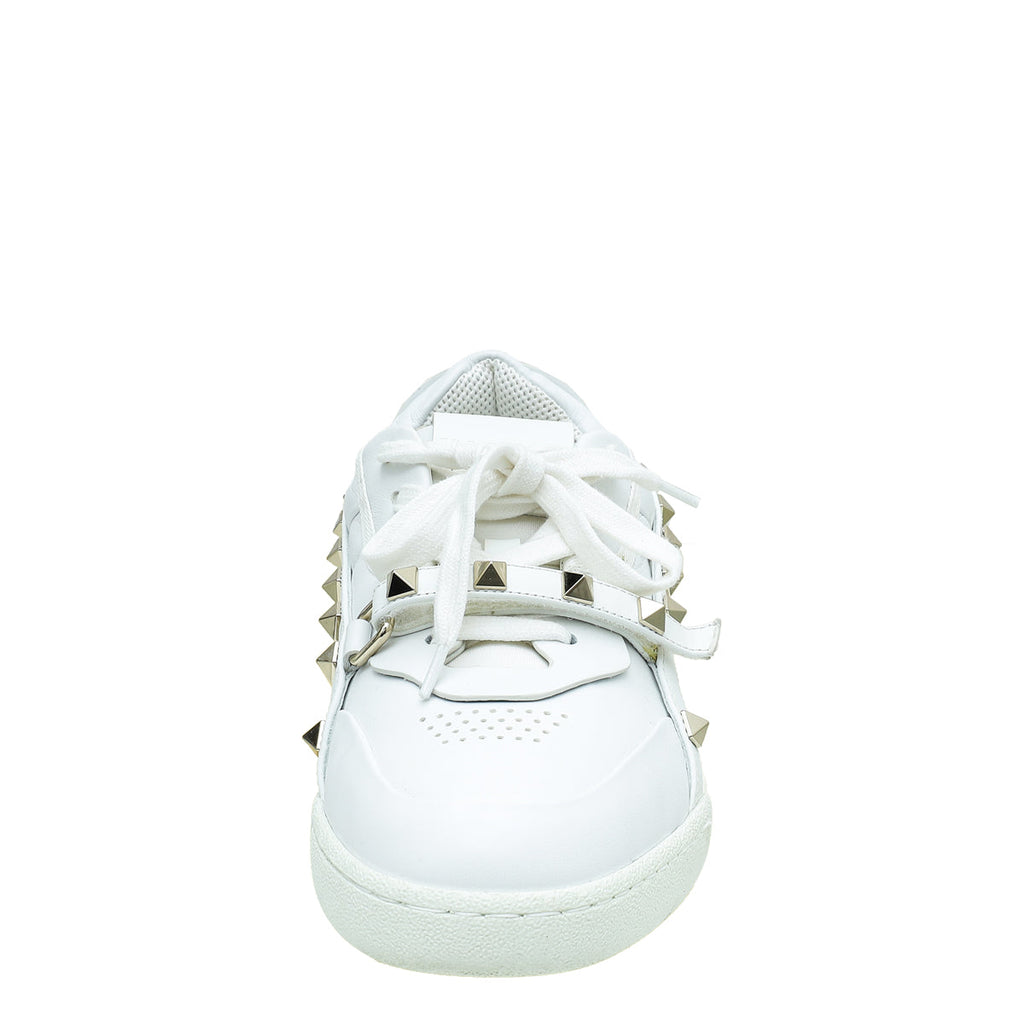 Valentino White Rockstud Armor Sneakers 36