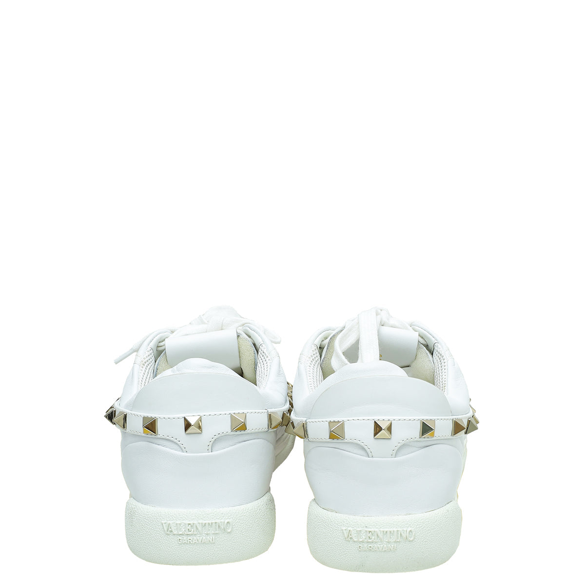 Valentino White Rockstud Armor Sneakers 36