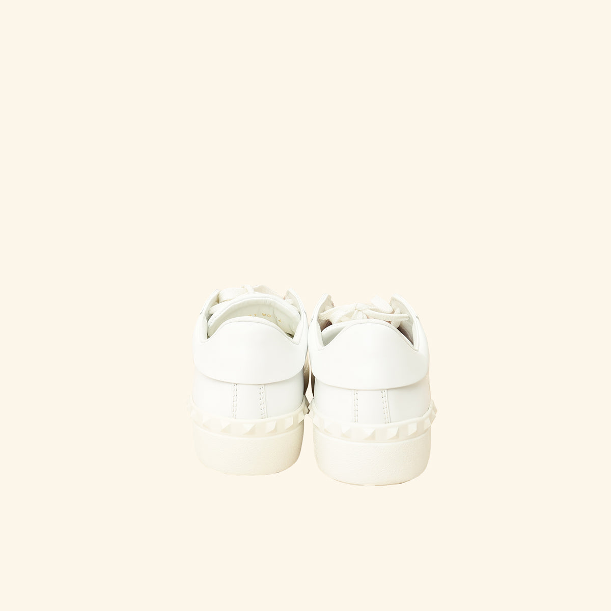 Valentino Bicolor Open Rockstud Sneaker 36