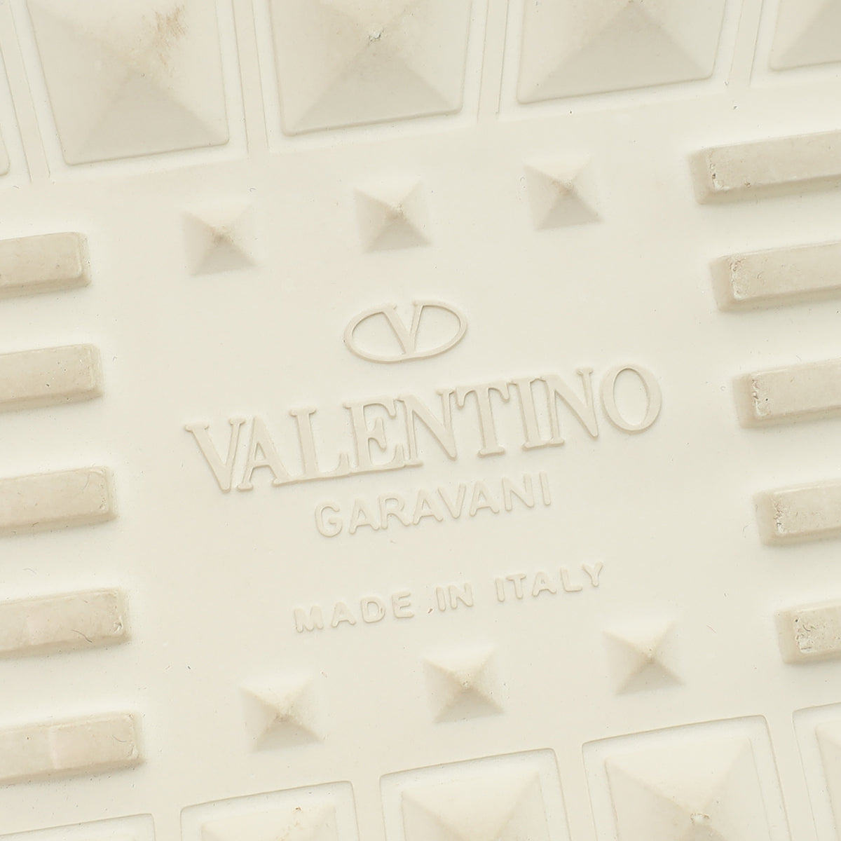 Valentino Bicolor Open Rockstud Sneaker 36