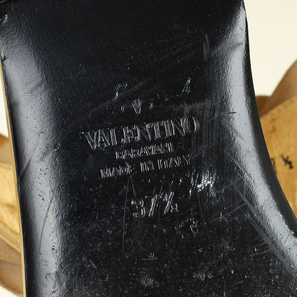 Valentino Gold Atelier Gladiator Sandals 37.5