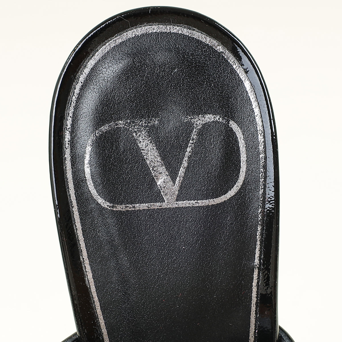 Valentino Black Roman Stud Ankle Strap Pump 37