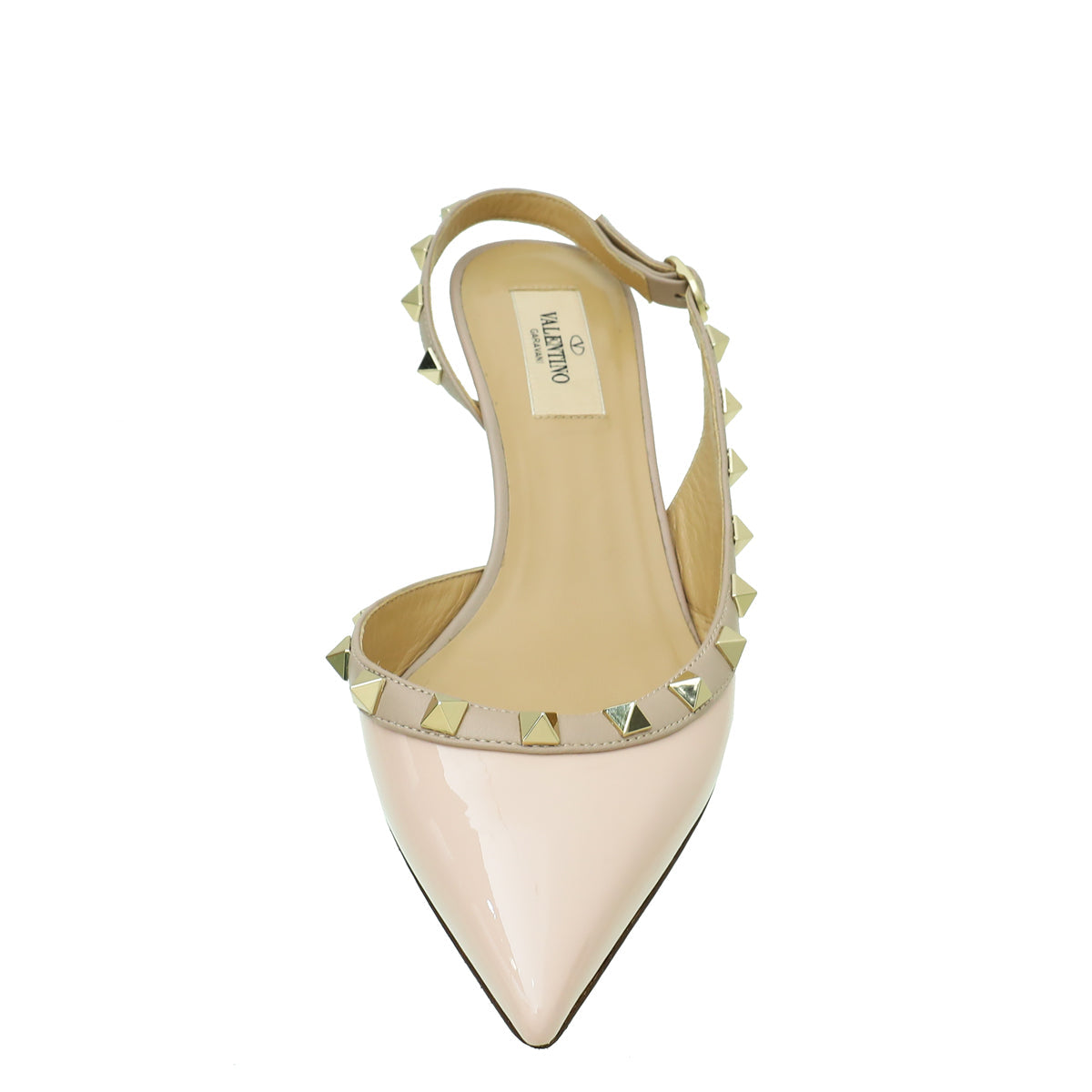 Valentino Pink Rockstud Slingback 37