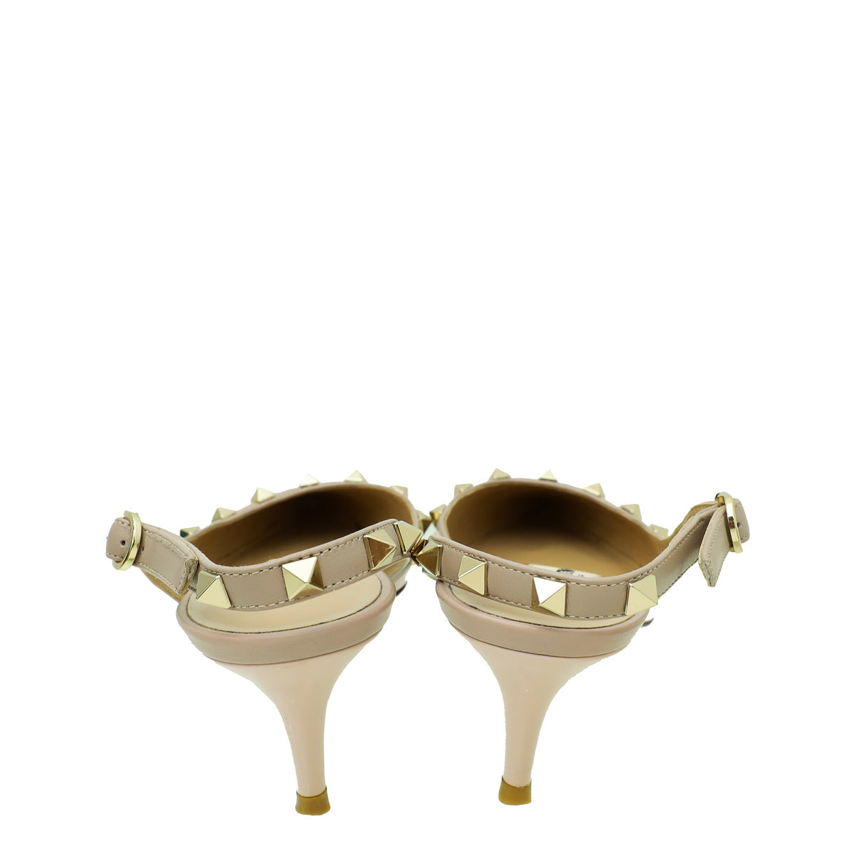 Valentino Pink Rockstud Slingback 37