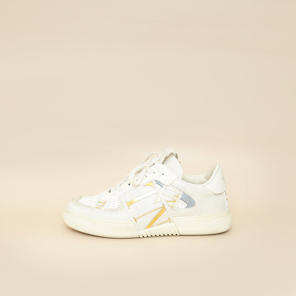Valentino Bicolor VLTN With Band Low Top Sneaker 38.5