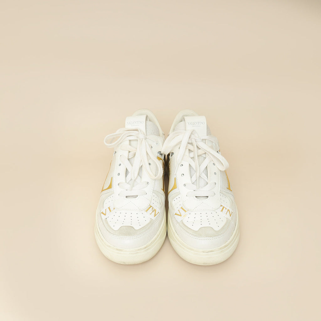 Valentino Bicolor VLTN With Band Low Top Sneaker 38.5