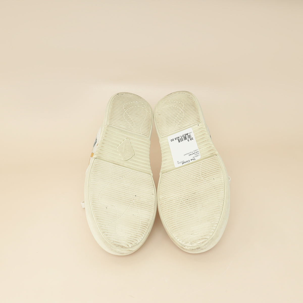 Valentino Bicolor VLTN With Band Low Top Sneaker 38.5