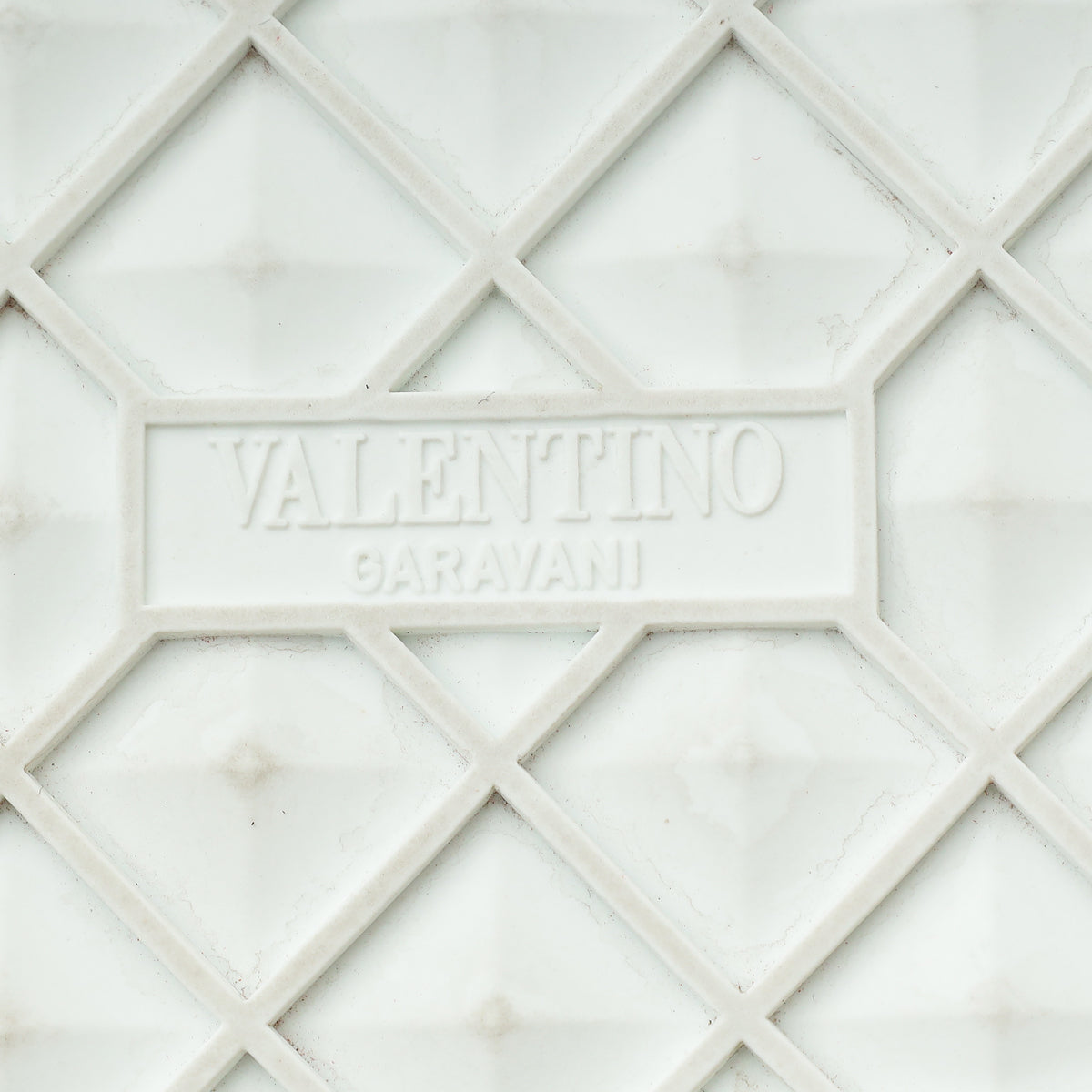 Valentino White One Stud XL Nappa Low-Top Sneaker 38.5