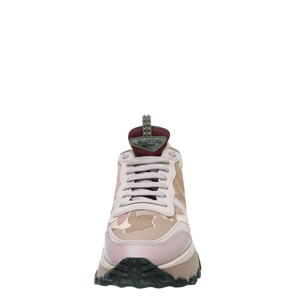 Valentino Bicolor Camo Rockrunner Platform Sneakers 38.5