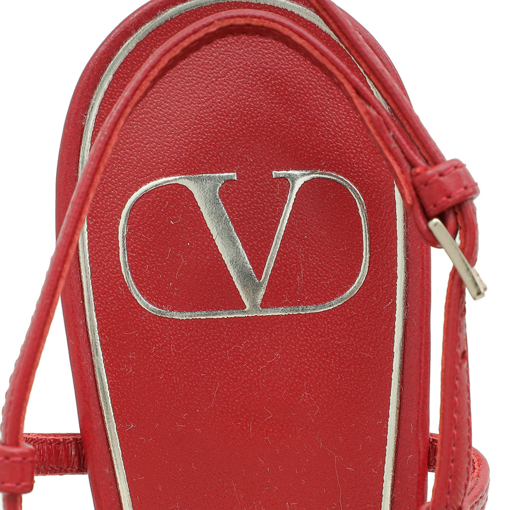 Valentino Bicolor VLogo Iconographe Slingback Pumps 38