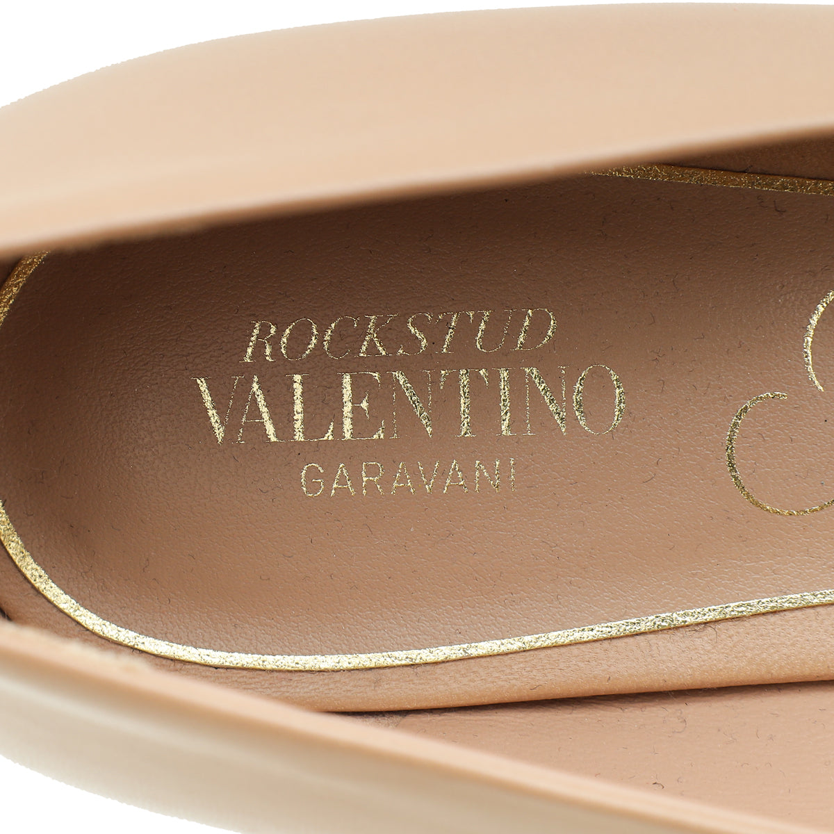 Valentino Bicolor Rockstud Alcove Ballet Flats 38