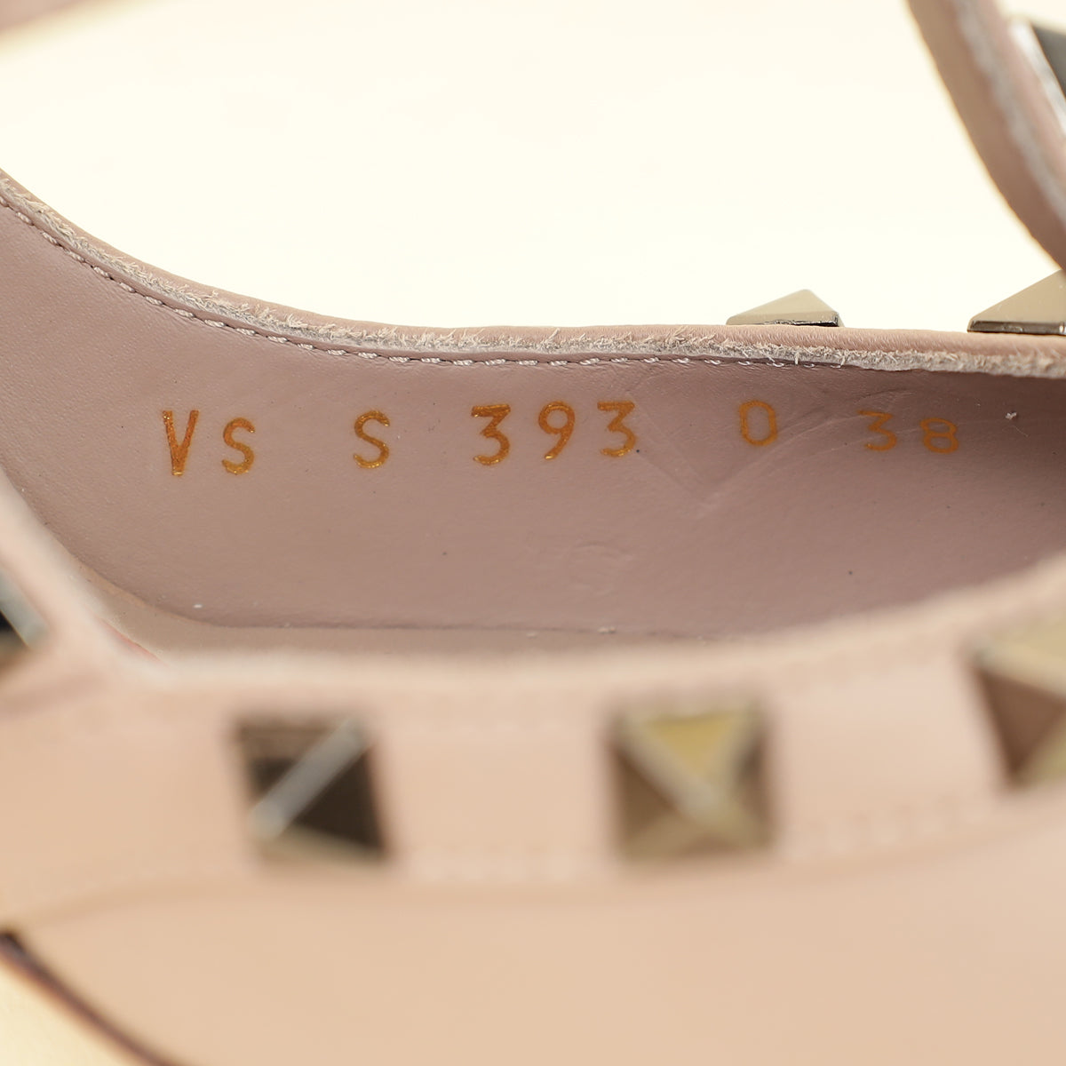 Valentino Rose Printed Rockstud Caged Pumps 38