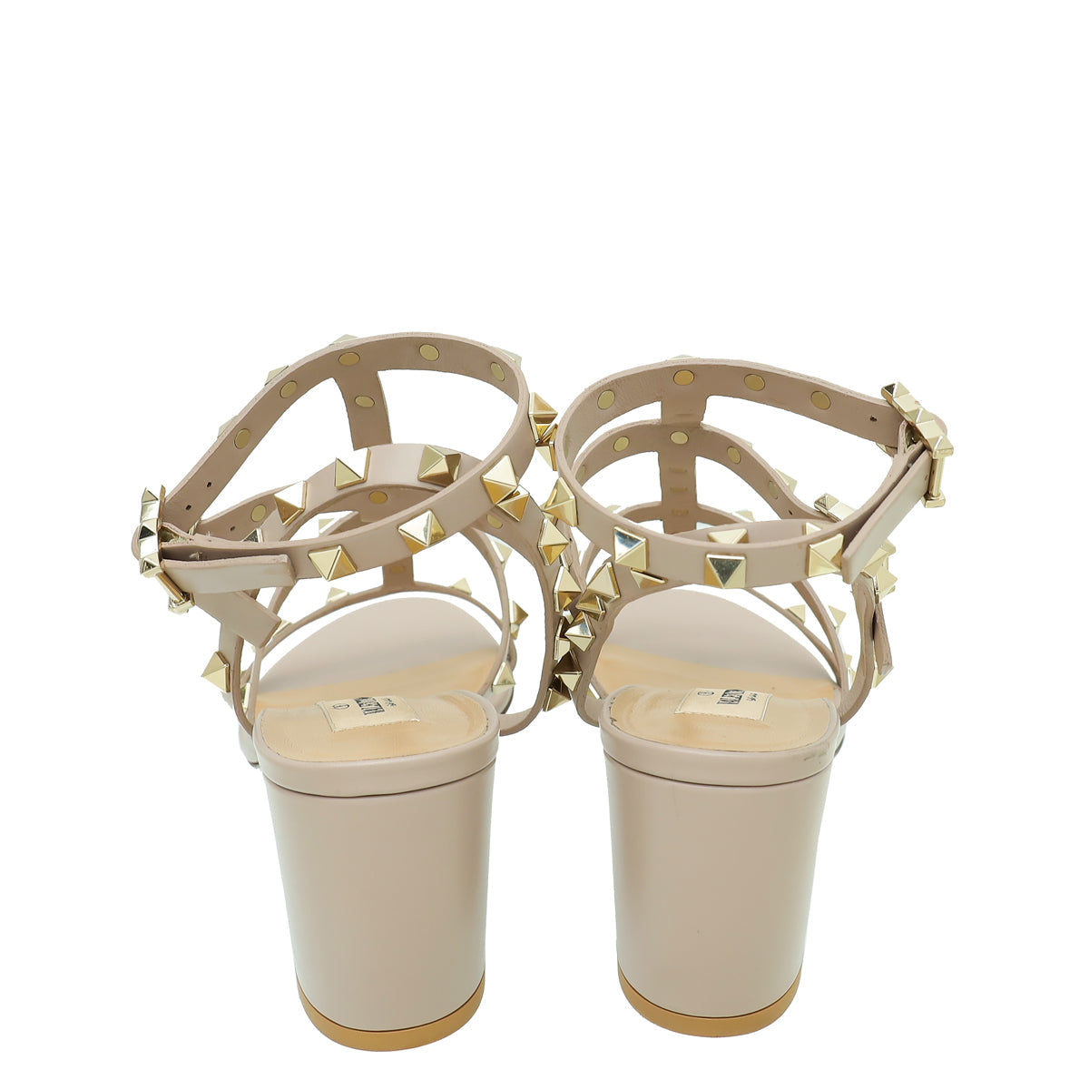 Valentino Poudre Rockstud Ankle Strap Sandal 38