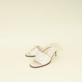 Valentino Cream VLogo Slides Mules 38