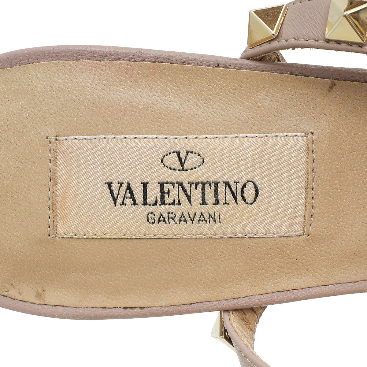 Valentino Blue Rockstud Caged Pump 38
