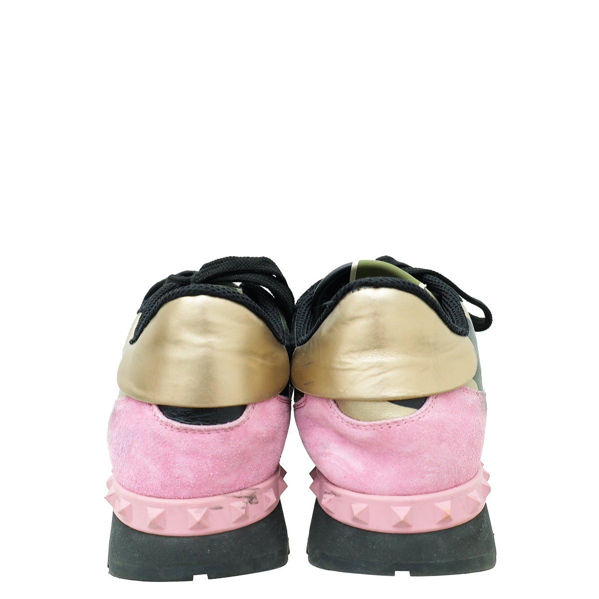 Valentino Multicolor Camouflage Rockrunner Sneakers 38