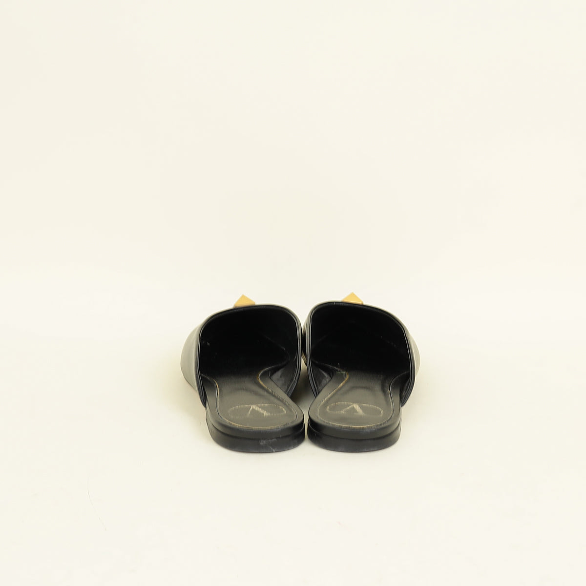 Valentino Black One Stud Mule 39.5