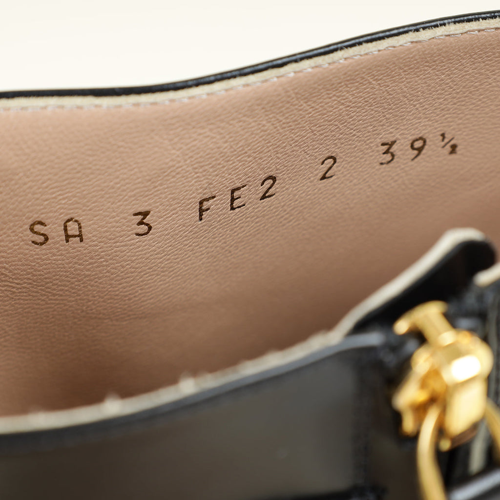 Valentino Black Vlogo Tan-Go Platform Ankle Boots 39.5