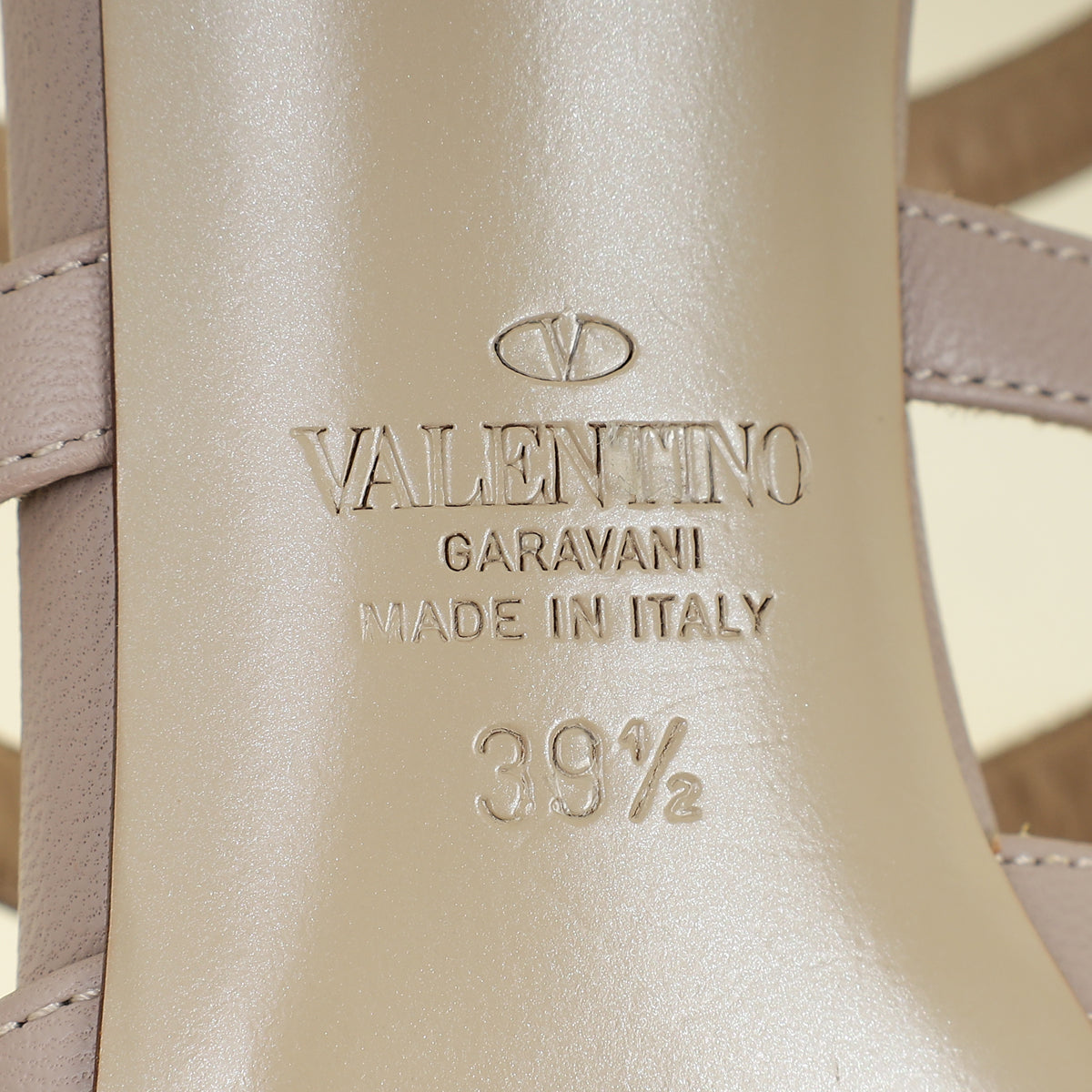 Valentino Poudre Rockstud Caged Mules 39.5