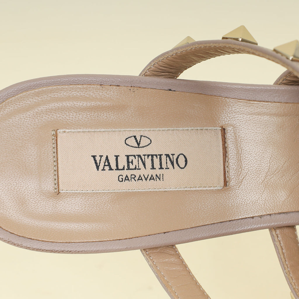 Valentino Poudre Rockstud Caged Mules 39.5