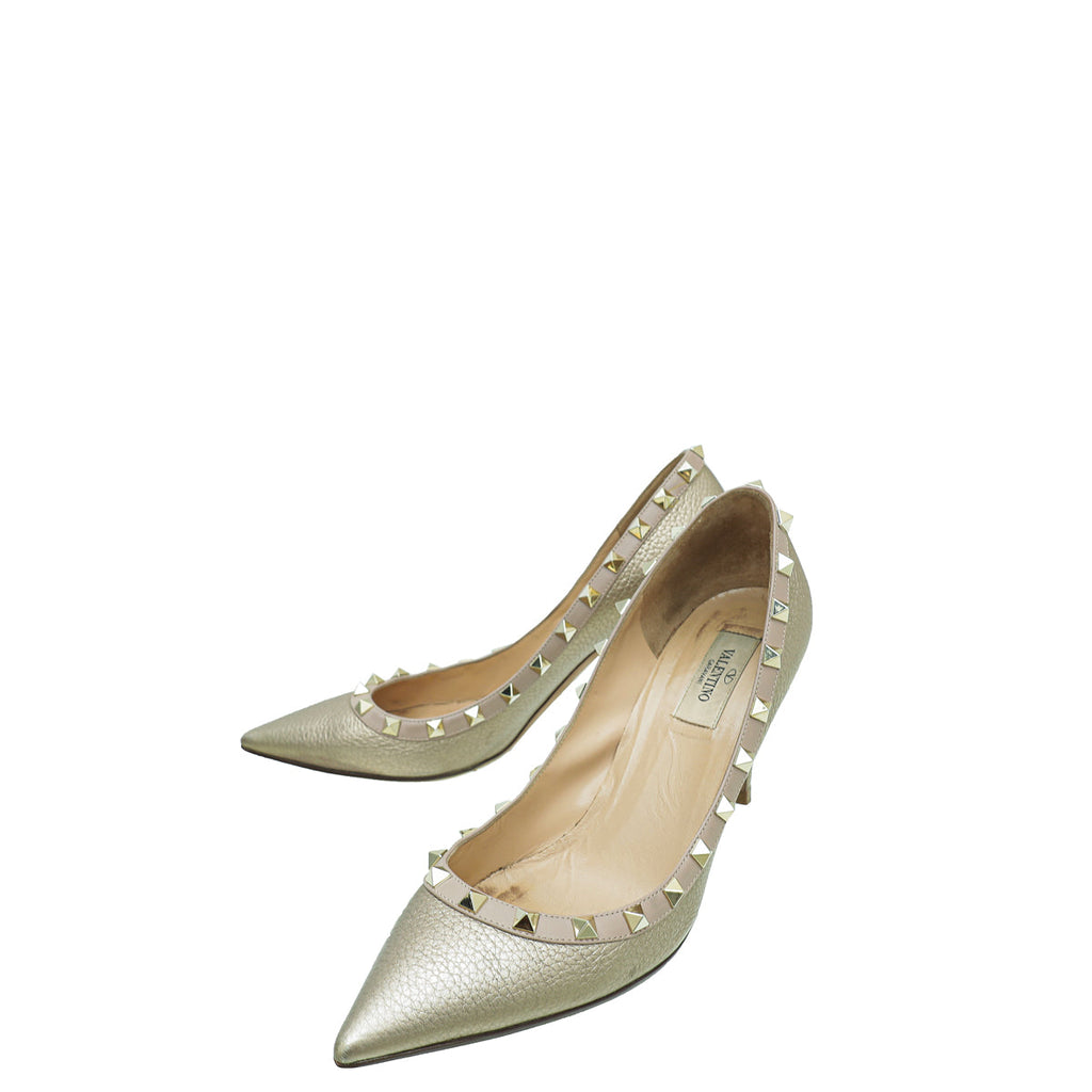 Valentino Skin Rockstud Pump 39.5