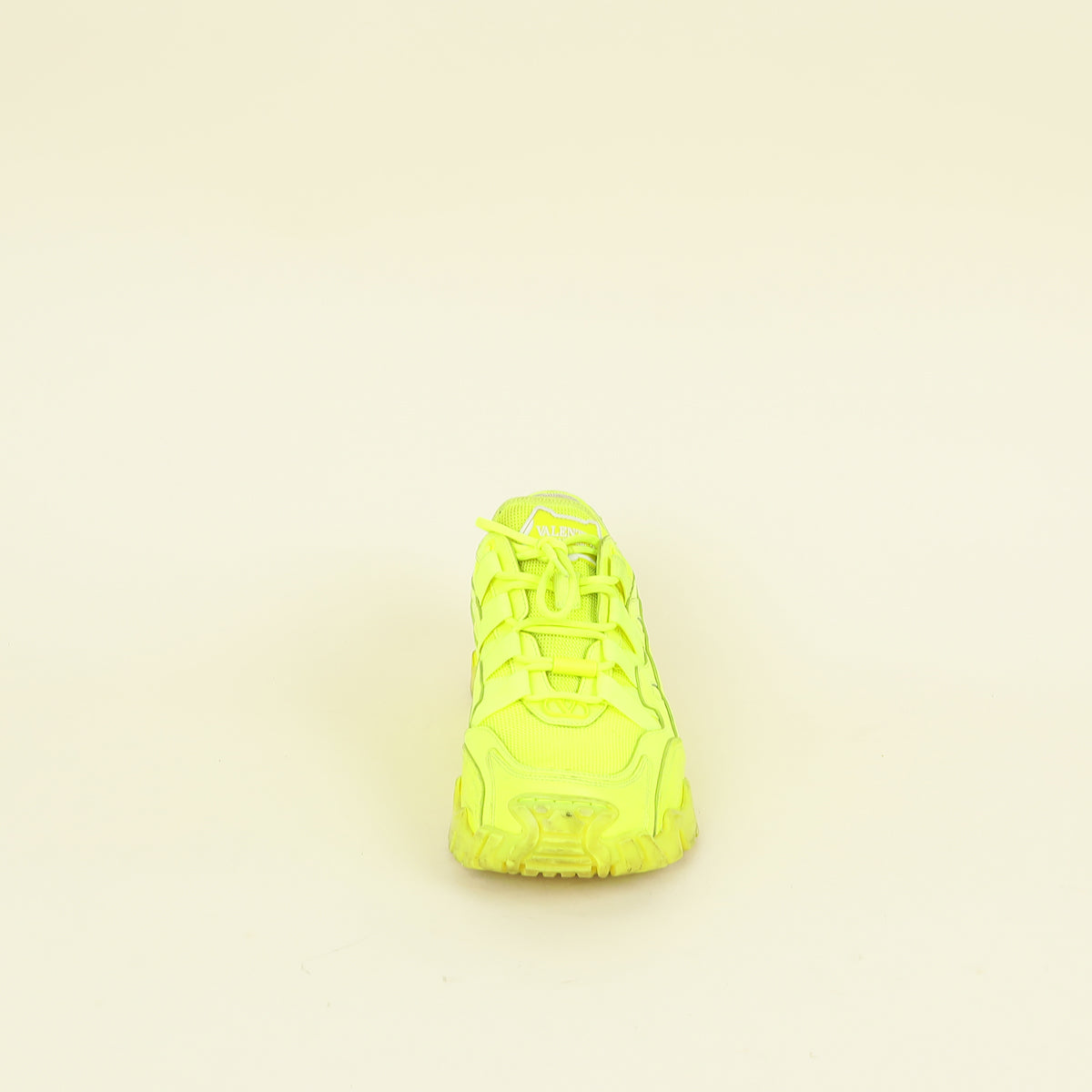 Valentino Neon Yellow Green VLogo Sneakers 39.5