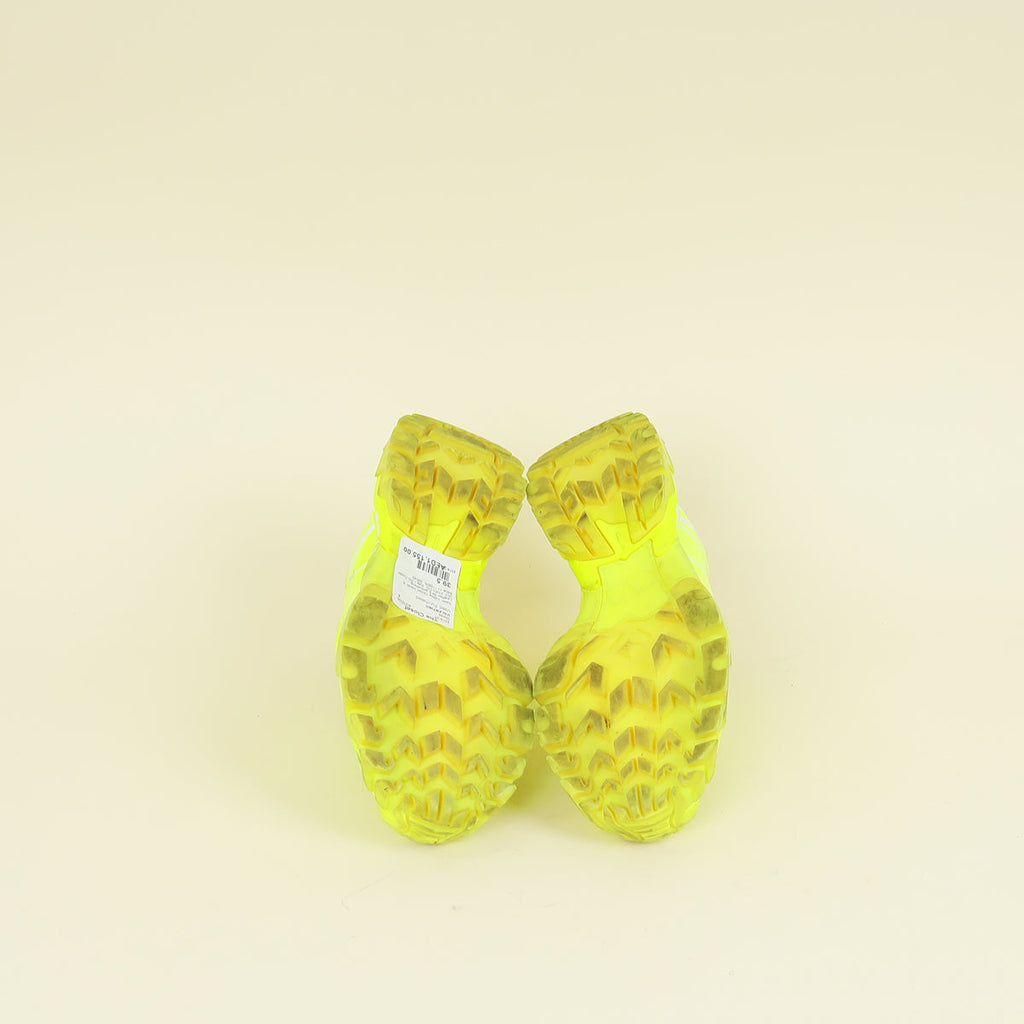 Valentino Neon Yellow Green VLogo Sneakers 39.5