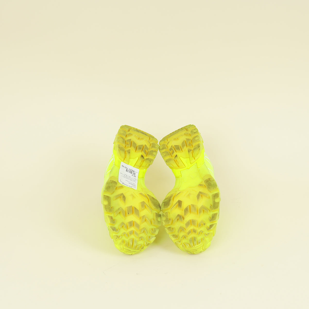 Valentino Neon Yellow Green VLogo Sneakers 39.5