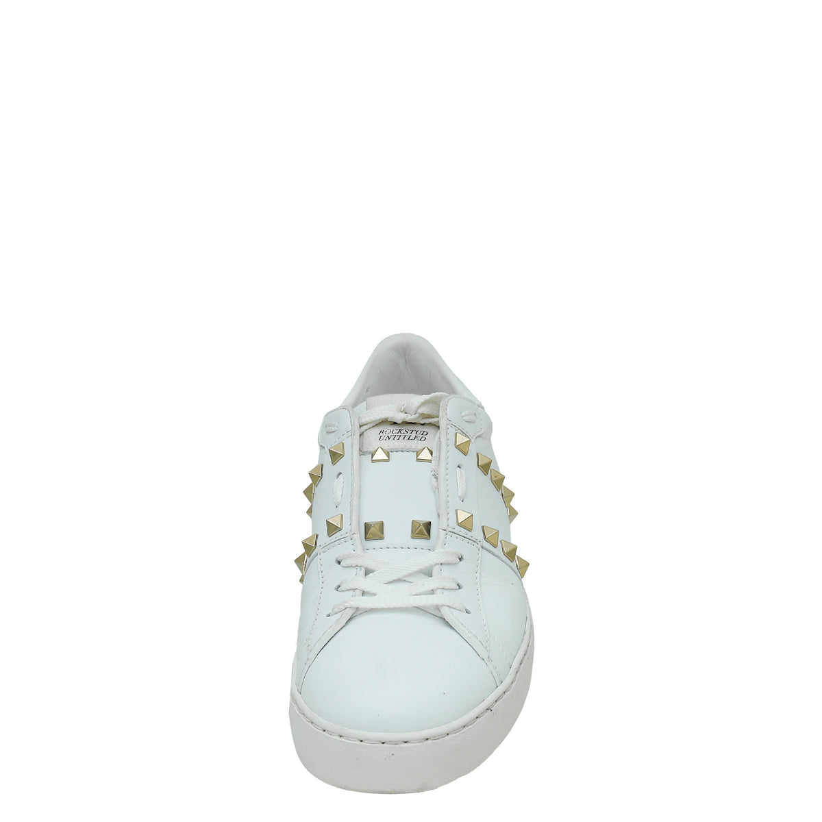 Valentino White Rockstud Untitled Open Sneaker 39