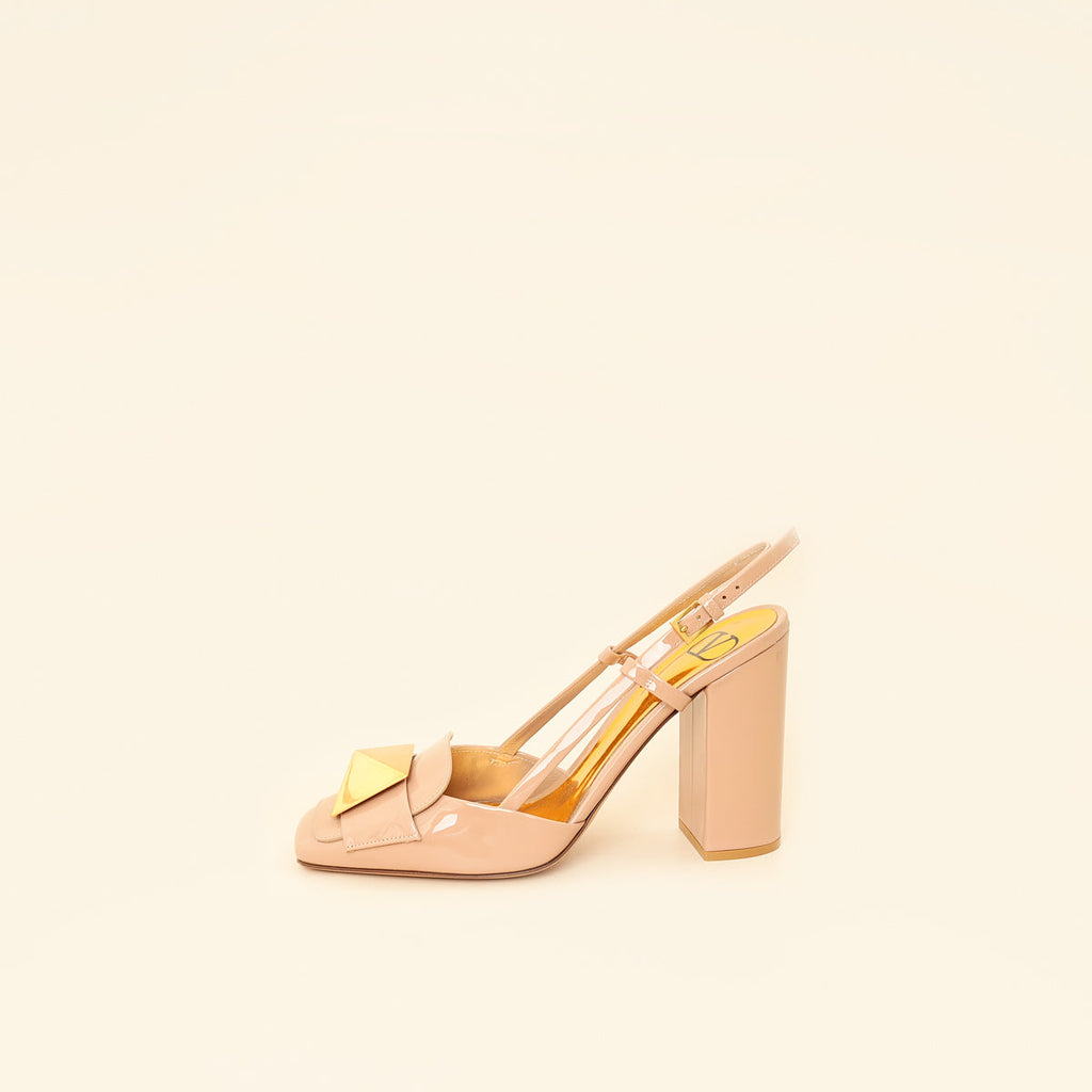 Valentino One Stud Slingback Pumps 39