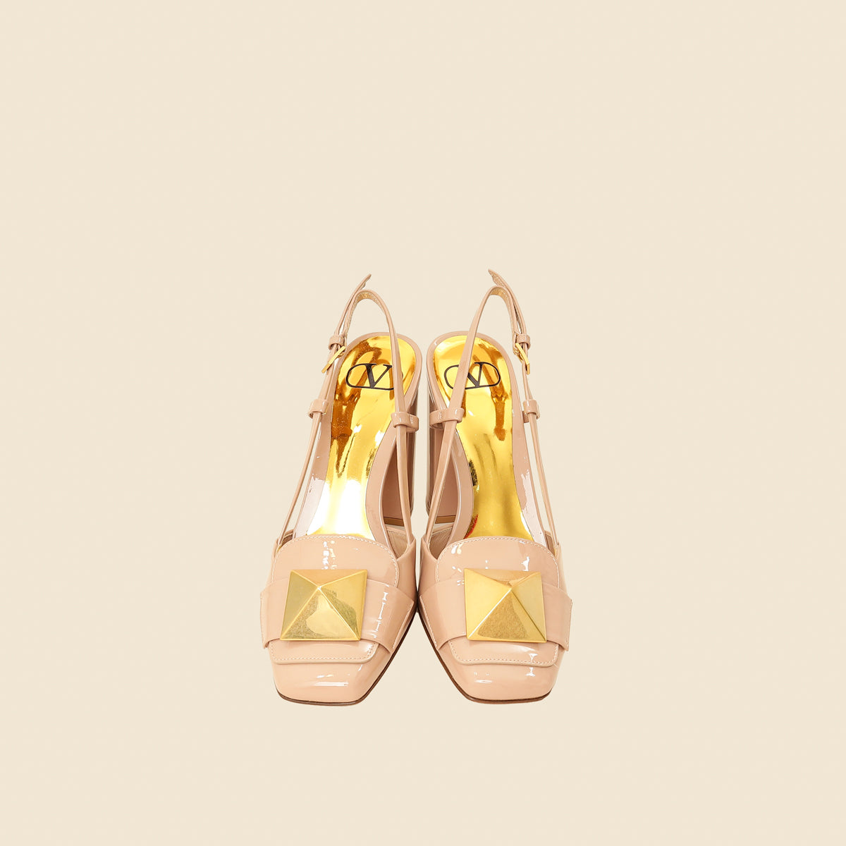 Valentino One Stud Slingback Pumps 39