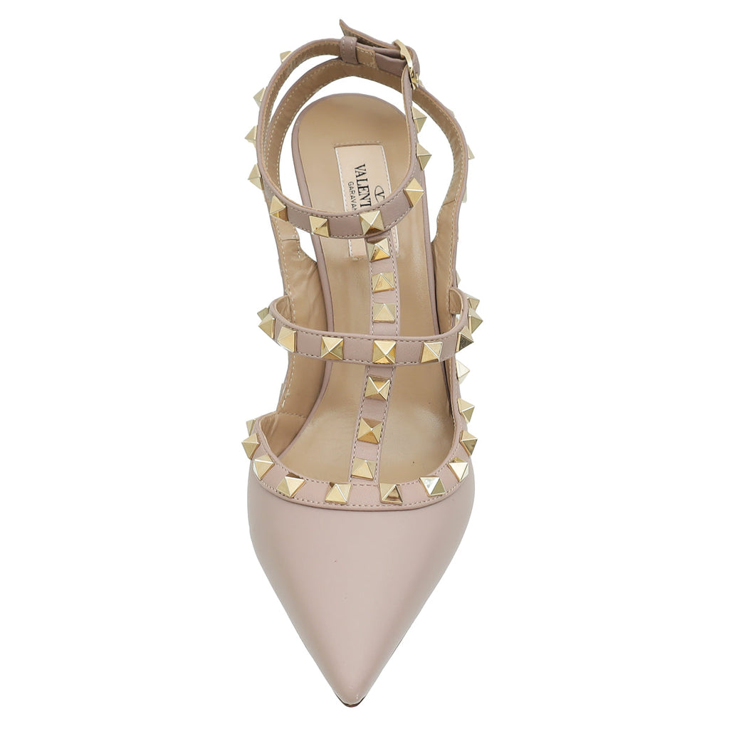 Valentino Poudre Rockstud Caged Slingback Pump 39