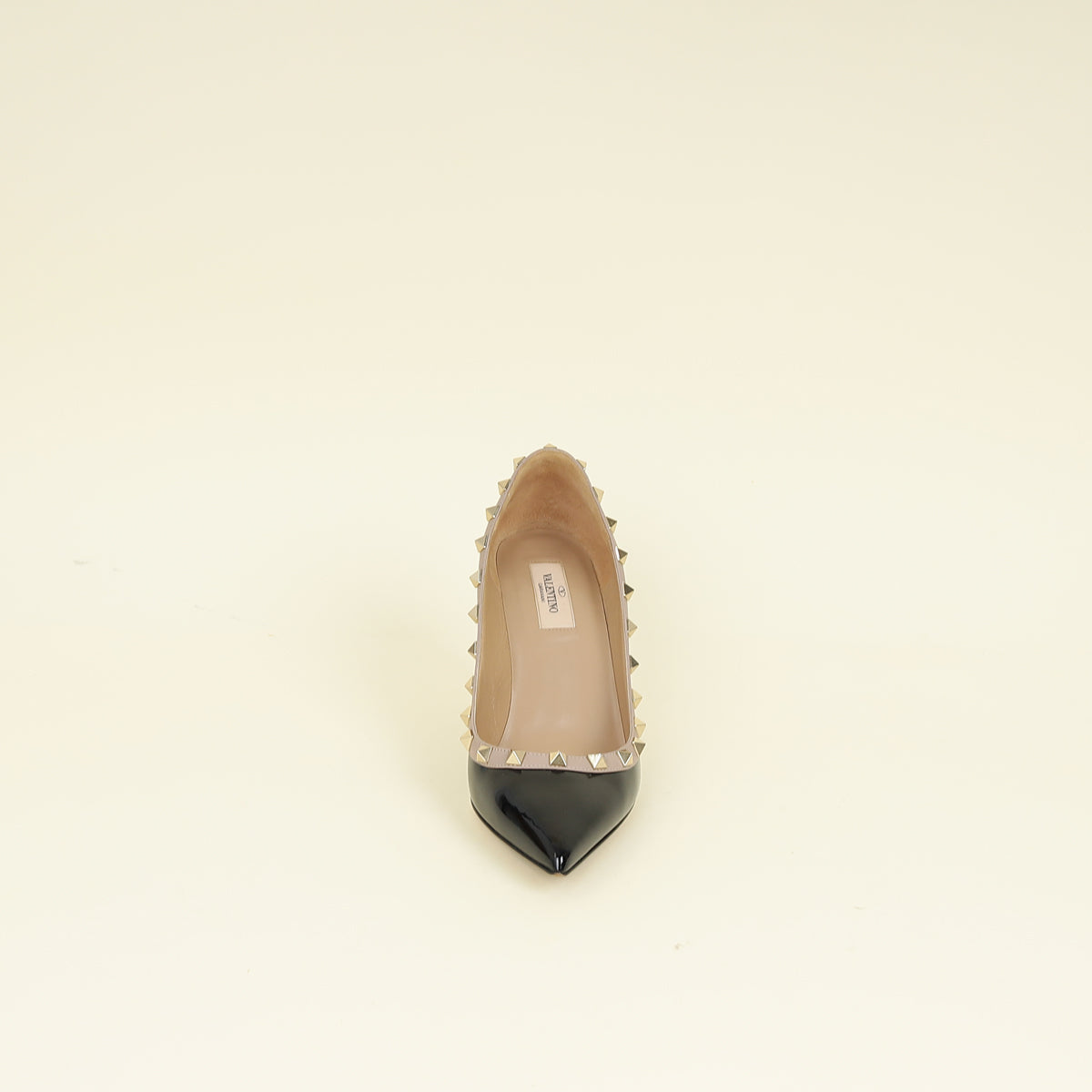 Valentino Black Rockstud Pump 39