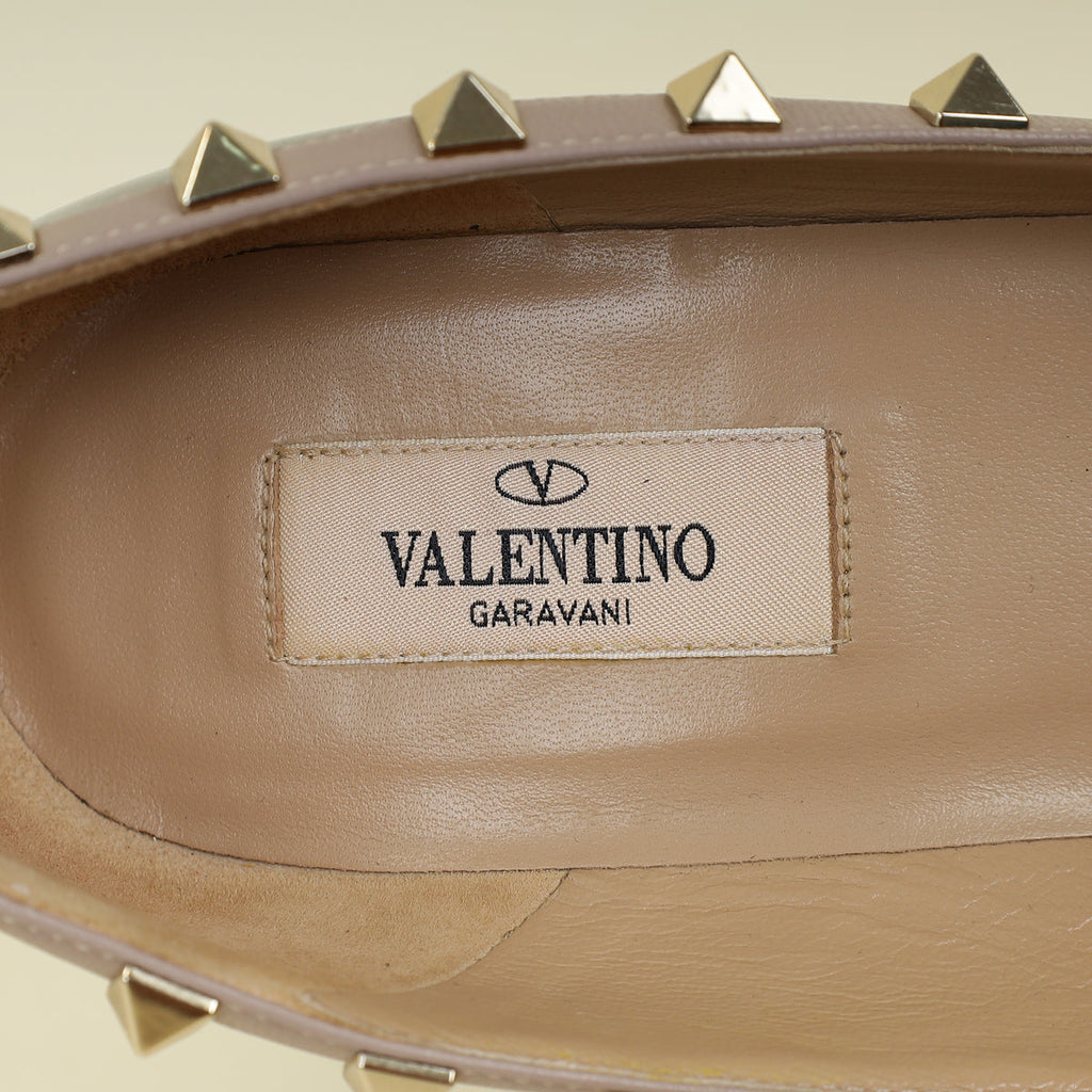 Valentino Black Rockstud Pump 39