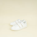 Valentino White Rockstud Untitled Sneaker 40.5
