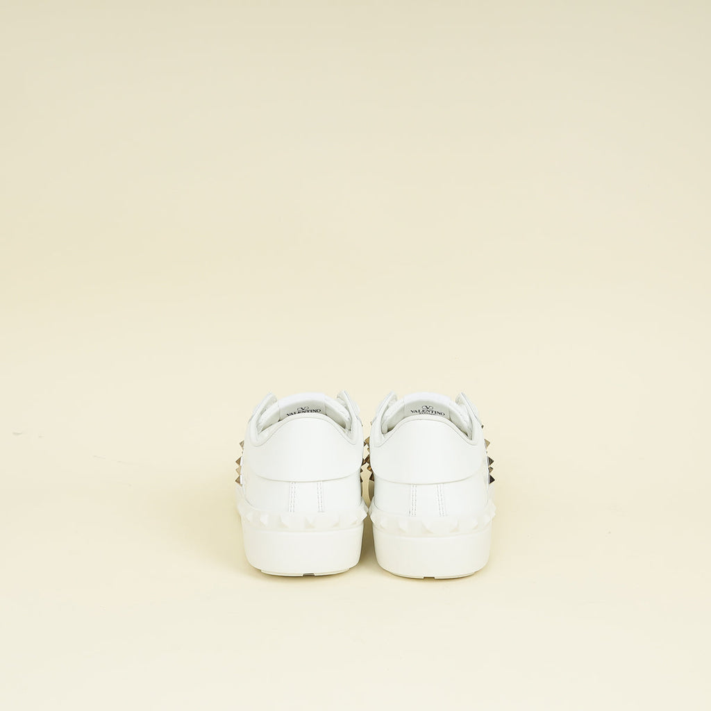 Valentino White Rockstud Untitled Sneaker 40.5
